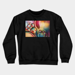 Bubblicious Rainbow Abstract Crewneck Sweatshirt